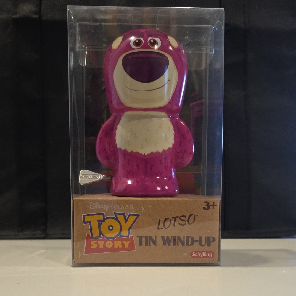 Toy Story Lotso Wind-Up Bear - Pink and Cream